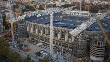 Work on the Santiago Bernabeu continues