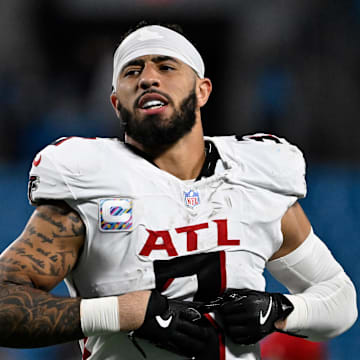 Atlanta Falcons safety Jessie Bates III
