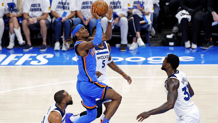 The league MVP took home the Western Conference finals MVP trophy, too The league MVP took home the Western Conference finals MVP trophy, too