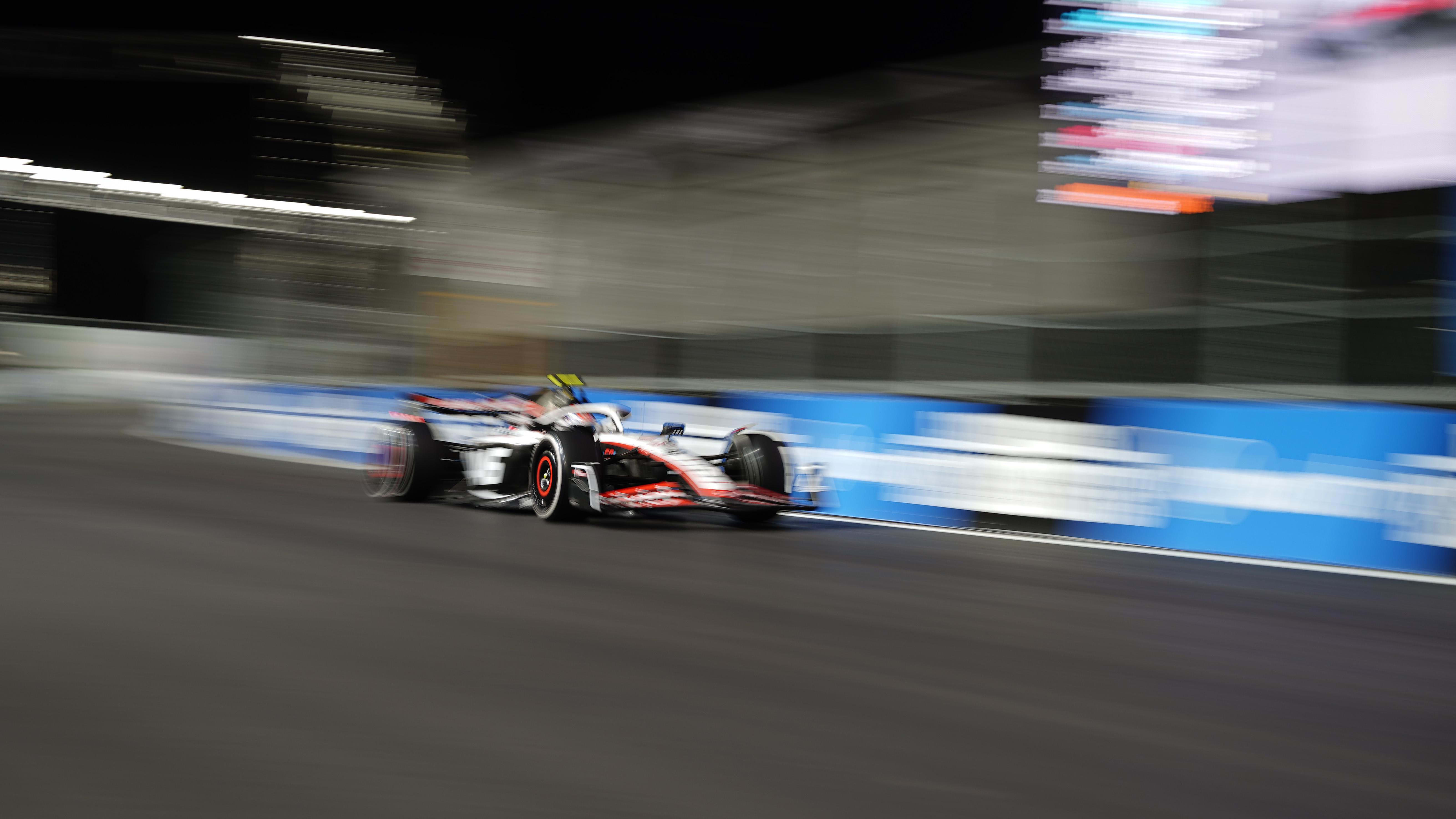 Nov 18, 2023; Las Vegas, Nevada, USA; Moneygram Haas F1 driver Nico Hulkenberg of Germany (27)