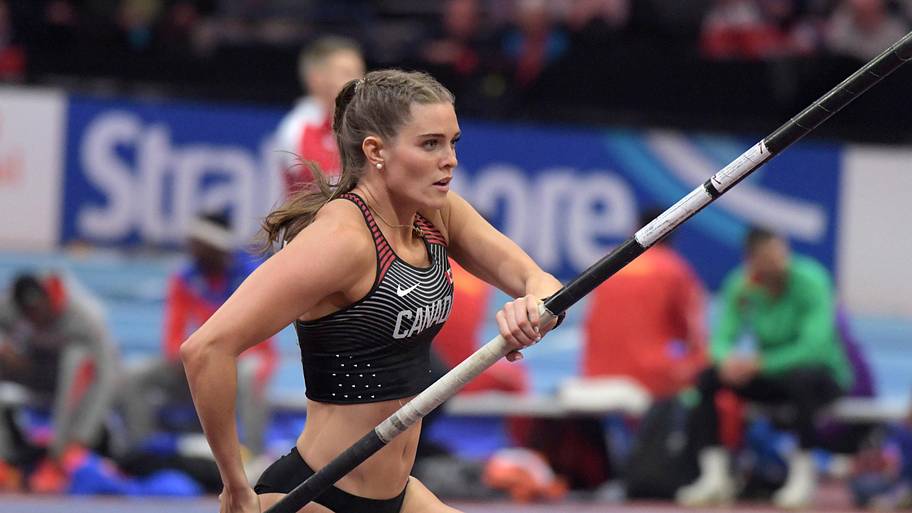 OnlyFans Olympian Alysha Newman throws out first pitch at Toronto Blue