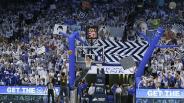 Baylor's Ja'Kobe Walter shoots a free throw while facing BYU's ROC