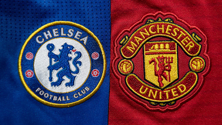 Chelsea and Manchester United Club Crests