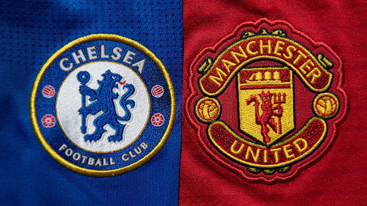 Chelsea and Manchester United Club Crests