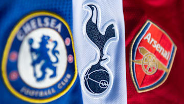 The Chelsea, Arsenal and Tottenham Hotspur Club Crests