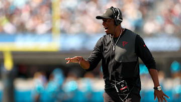 Atlanta Falcons head coach Raheem Morris