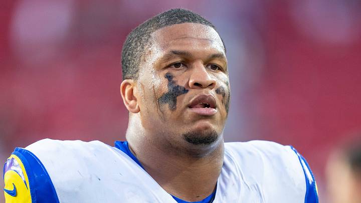 Los Angeles Rams offensive tackle Alaric Jackson.