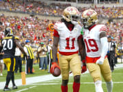 The 49ers decided to keep Aiyuk and Samuel after both star receivers were rumored to be on the trade block.