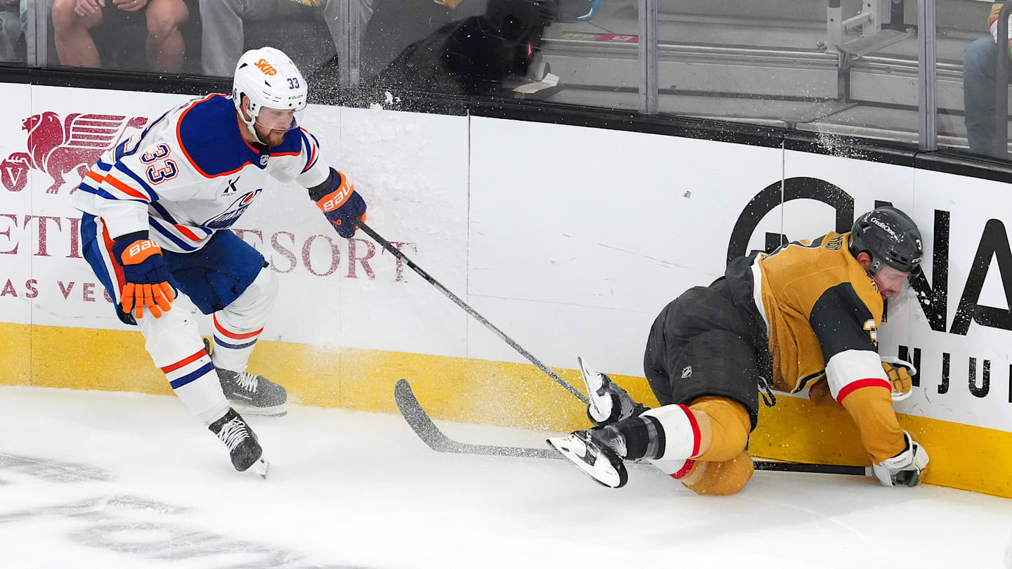 Oilers Lead Golden Knights 2-0 Series Amid Tensions, Injuries