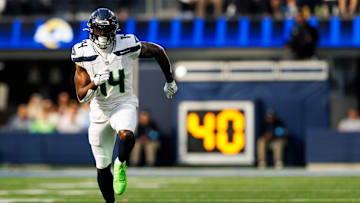 DK Metcalf of the Seattle Seahawks