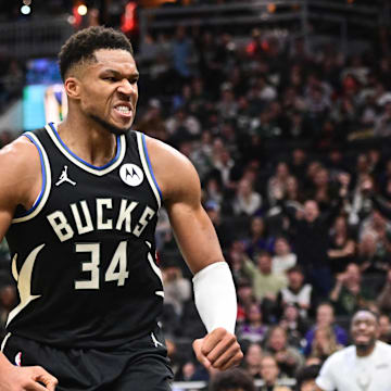 Milwaukee Bucks forward Giannis Antetokounmpo is a great prop target on Sunday.