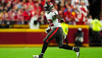 K.J. Britt is among the Tampa Bay Buccaneers who are inactive for today's game against the Las Vegas Raiders.