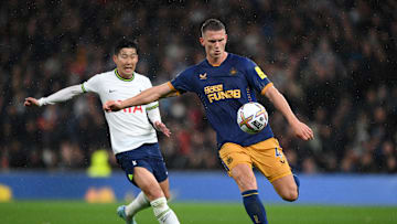 Sven Botman in action against Spurs back in 2022
