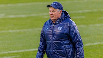 Bill Belichick at North Carolina's Practice Like A Pro Spring Football Event