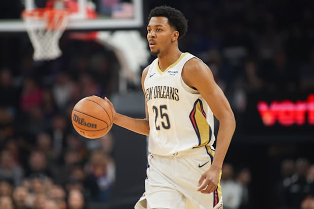 New Orleans, the Pélicans Trey Murphy III (25) 