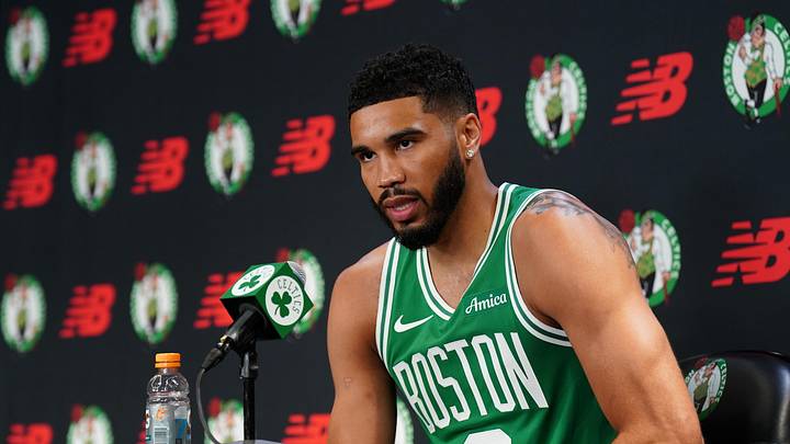 NBA Star Jayson Tatum Reacts To Celtics-Hawks Trade