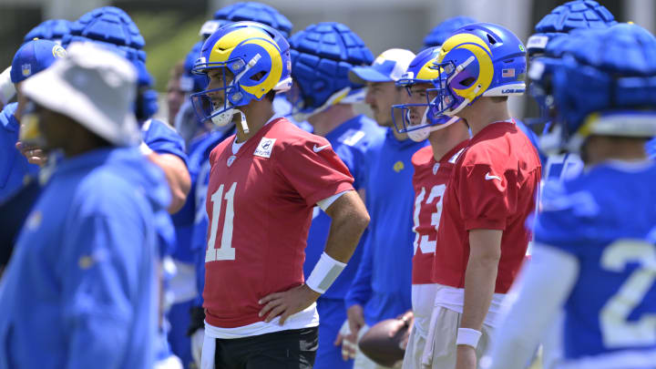 Los Angeles Rams Minicamp, Stetson Bennett, Jimmy Garoppolo