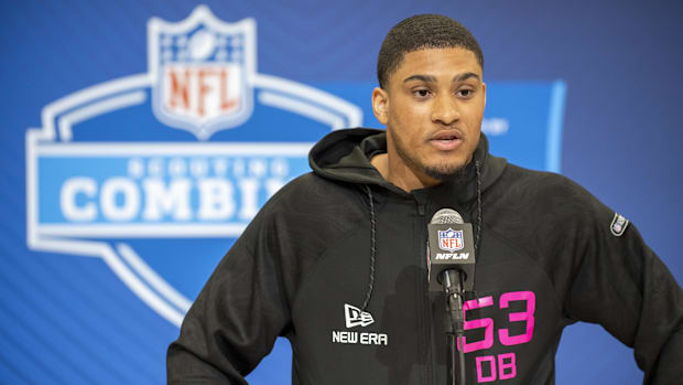 Safety Xavier Watts played high school football at Nebraska's Burke high school before joining the Notre Dame Fighting Irish.