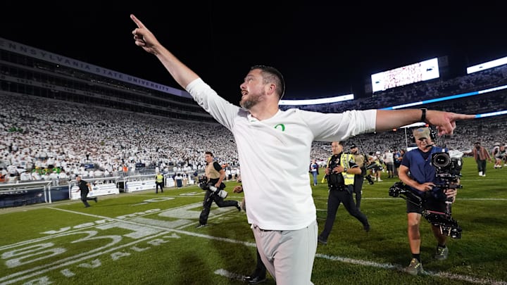 Dan Lanning and the Ducks made a statement at Penn State Saturday Dan Lanning and the Ducks made a statement at Penn State Saturday