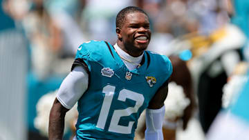 Jacksonville Jaguars wide receiver Travis Hunter