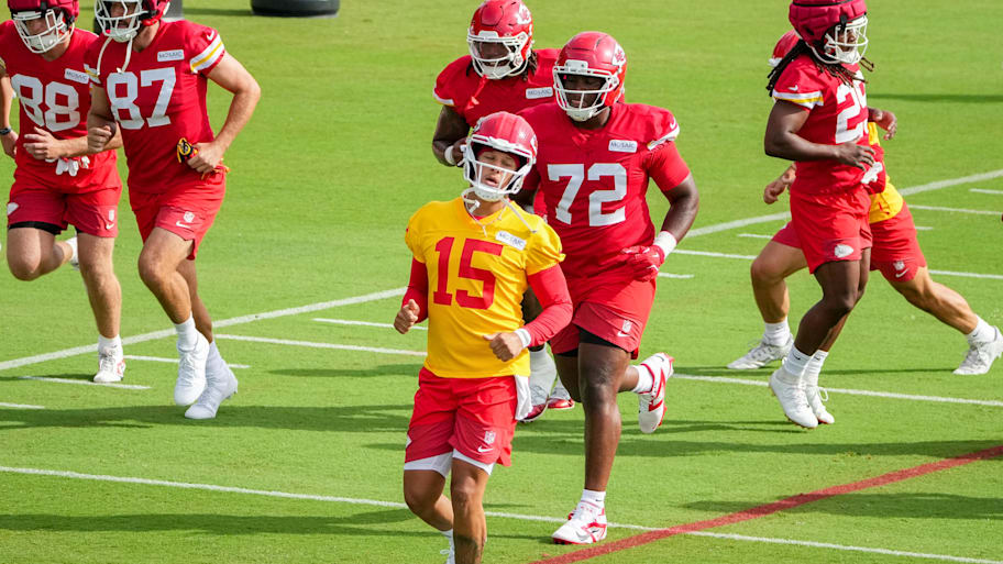 Patrick Mahomes and the Kansas City Chiefs gathered for training camp this week.  | Denny Medley-Imagn Images