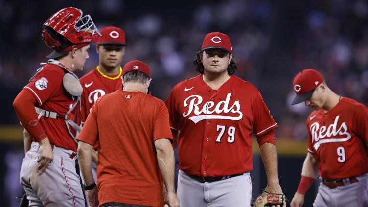 Cincinnati Reds pitcher Ian Gibaut