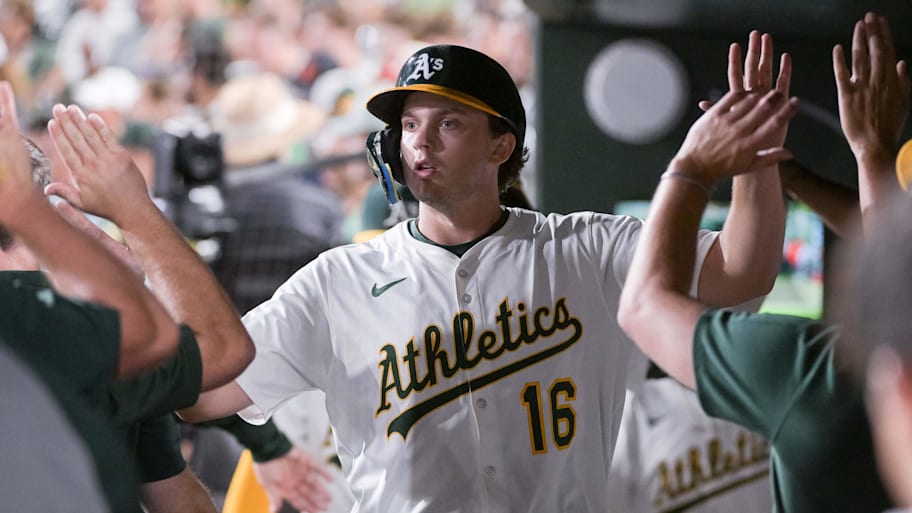 Athletics first baseman Nick Kurtz has been the best hitter during MLB's second half. | Ed Szczepanski-Imagn Images