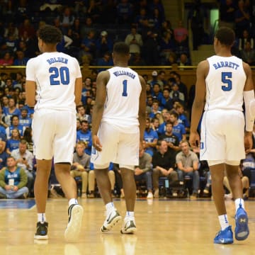 Duke basketball center Marques Bolden