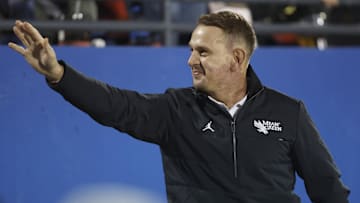 North Texas Mean Green head coach Eric Morris.