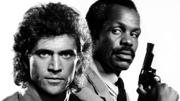 Mel Gibson and Danny Glover "Leathal Weapon" Portrait Session 1987.