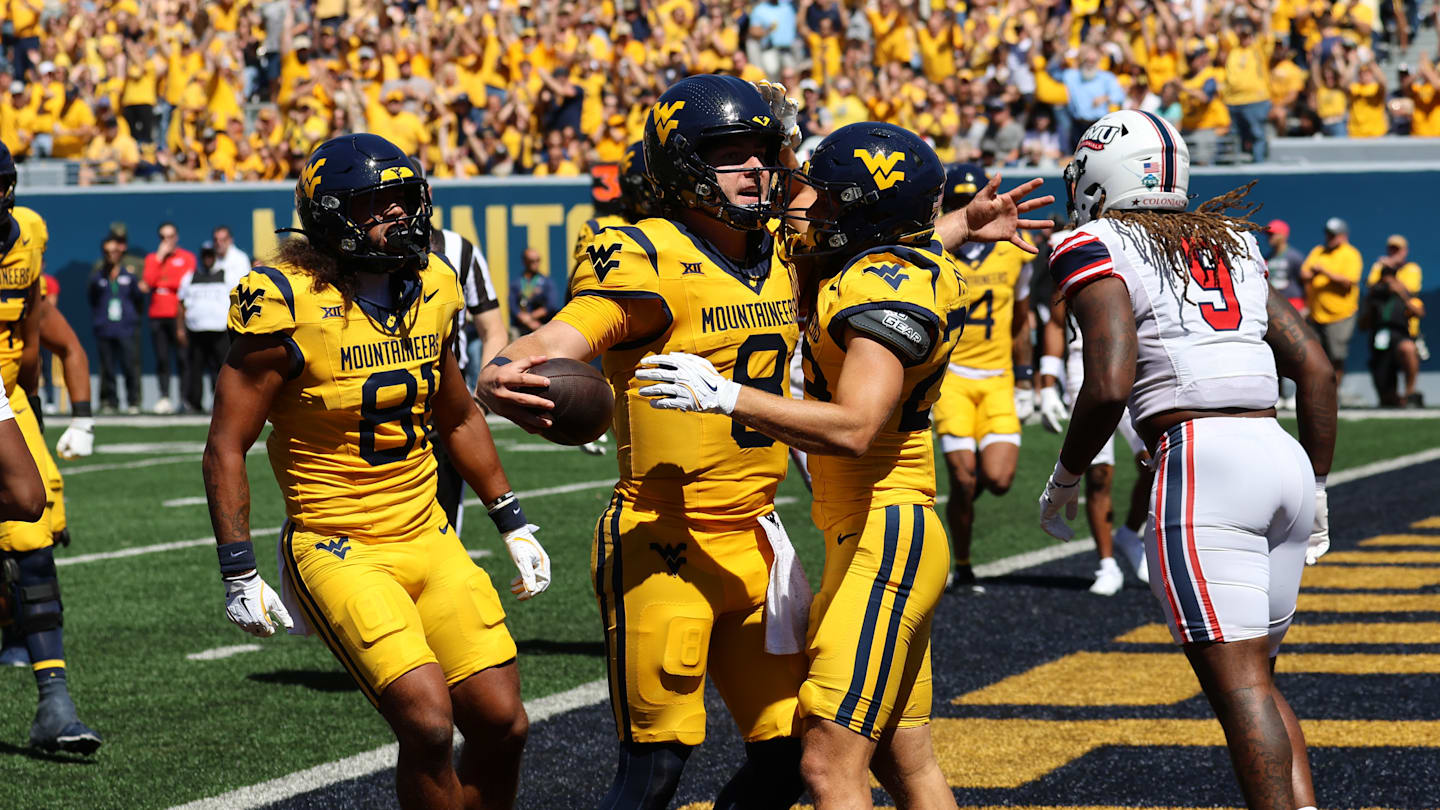 West Virginia Overcomes Early Turnovers to Defeat Robert Morris 45-3 in Season Opener