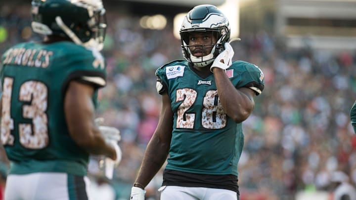 Philadelphia Eagles' Wendell Smallwood at Lincoln Financial Field. 