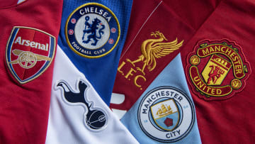 Top Six Club Badges on Football Shirts