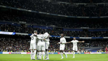 Real Madrid have won six of their seven matches at the Santiago Bernabeu this season (D1)