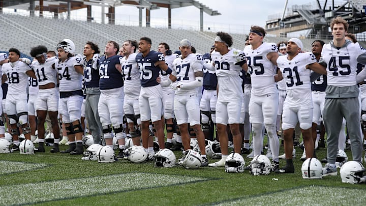 Penn State football team at the Blue-White spring game
