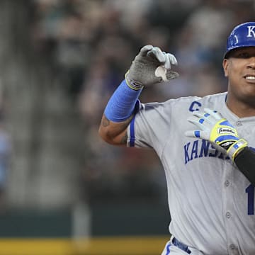 Salvador Perez had 4 RBIs on Tuesday and we're projecting more production on Wednesday against the Rangers.