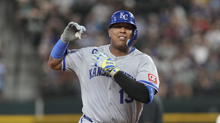 Salvador Perez had 4 RBIs on Tuesday and we're projecting more production on Wednesday against the Rangers.