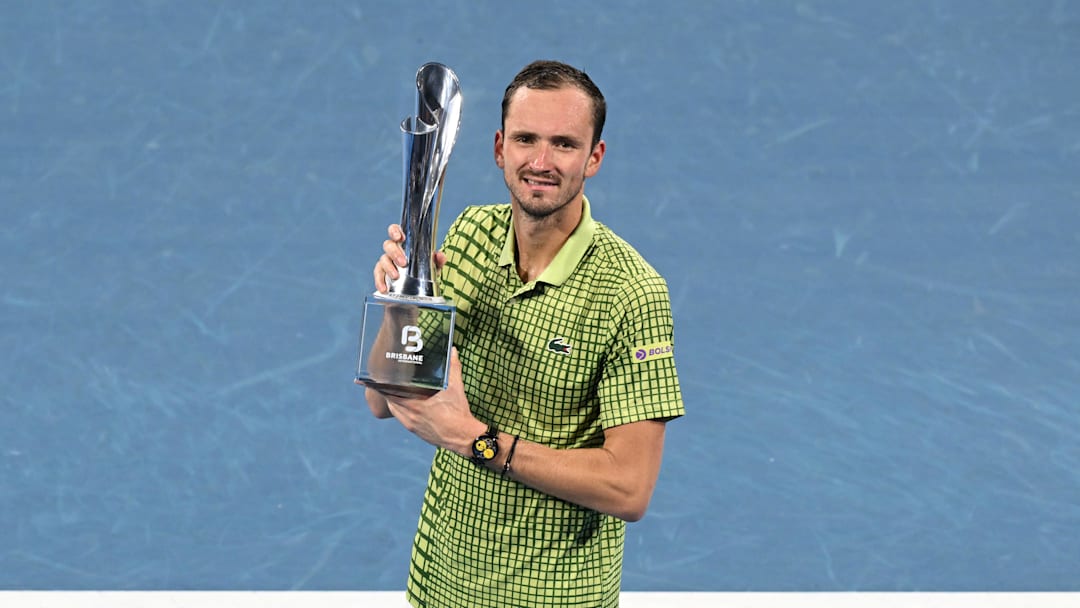 Daniil Medvedev talked smack after winning the Brisbane International.