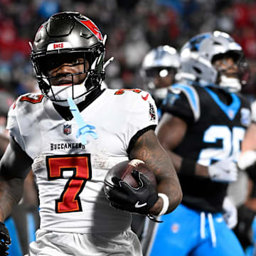 Tampa Bay Buccaneers running back Bucky Irving.