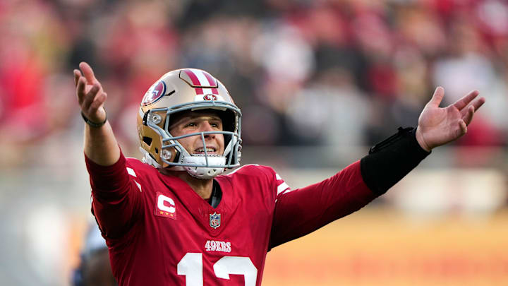 San Francisco 49ers quarterback Brock Purdy
