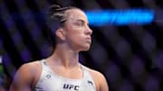 Maycee Barber before her fight with Katlyn Cerminara during UFC 299 at Kayesa Center.