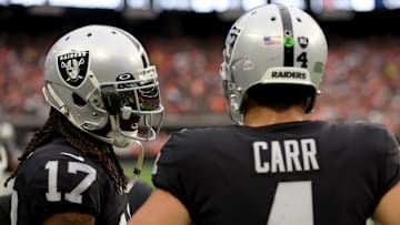 Davante Adams, Derek Carr, Las Vegas Raiders