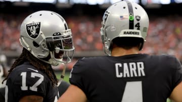 Derek Carr, Davante Adams, Las Vegas Raiders