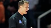 Duke basketball head coach Jon Scheyer