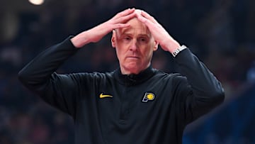 Indiana Pacers head coach Rick Carlisle during a game against the Cleveland Cavaliers.