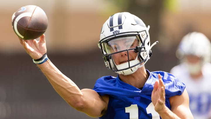 BYU quarterback Cade Fennegan