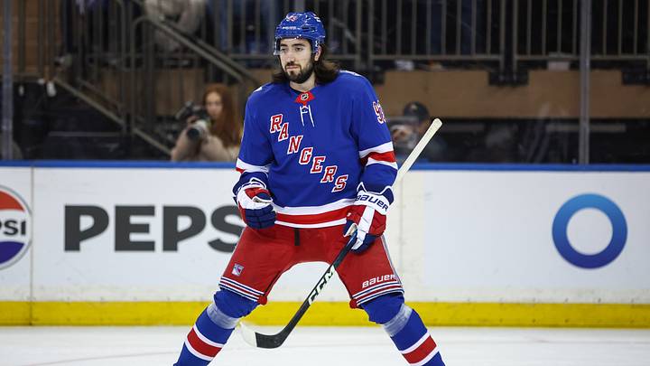 Apr 2, 2026; New York, New York, USA; New York Rangers center Mika Zibanejad (93) at Madison Square Garden. Mandatory Credit: Wendell Cruz-Imagn Images Apr 2, 2026; New York, New York, USA; New York Rangers center Mika Zibanejad (93) at Madison Square Garden. Mandatory Credit: Wendell Cruz-Imagn Images