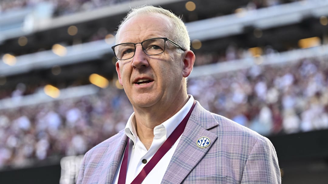 SEC Commissioner Greg Sankey pushed back against the idea that his conference is seeking to slow college football's playoff expansion.