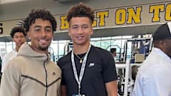 '25 Sandusky (OH) Perkins High WR Braylon Collier (right). (Photo: Braylon Collier on X) 