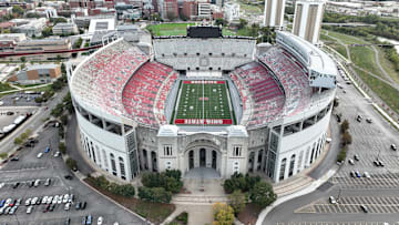 Ohio Stadium is the home field for the Ohio State University football team. Photographed October 17, 2025.